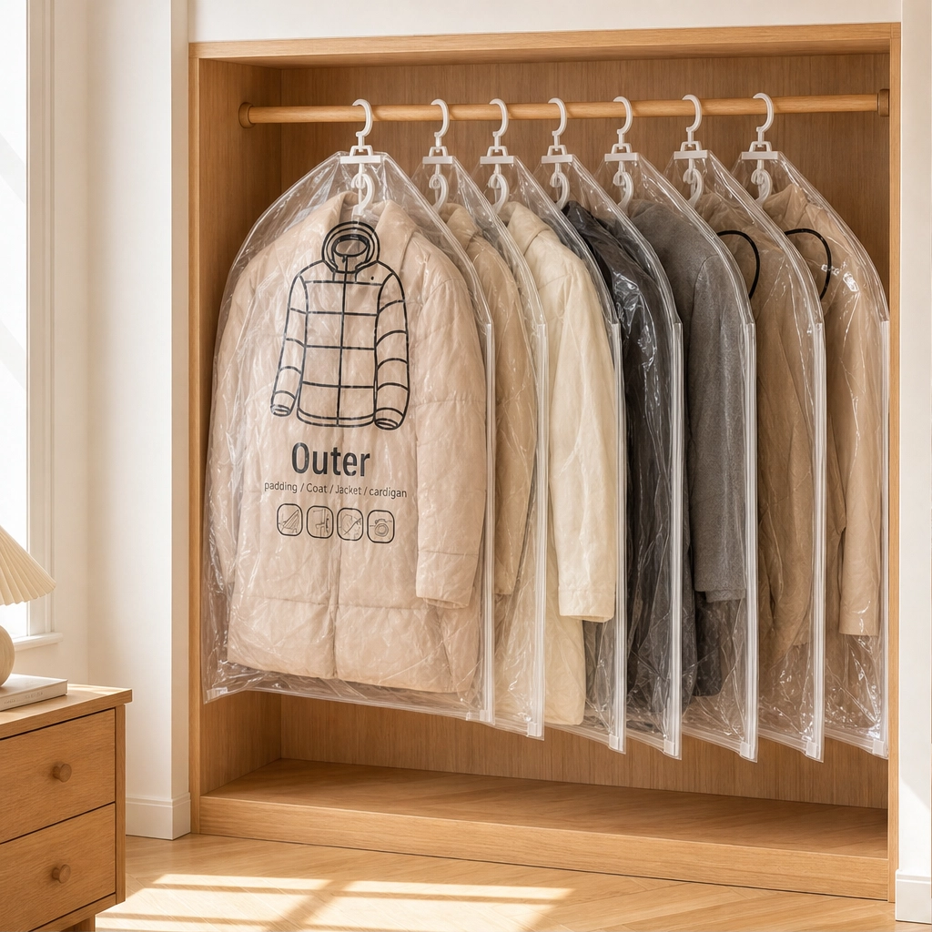 Hushvault™ – Hanging Vacuum Storage Bags for Coats, Jackets & Closet Organization + 50% OFF