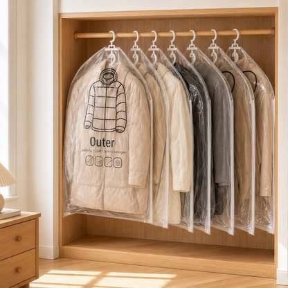 Hushvault™ – Hanging Vacuum Storage Bags for Coats, Jackets & Closet Organization + 50% OFF