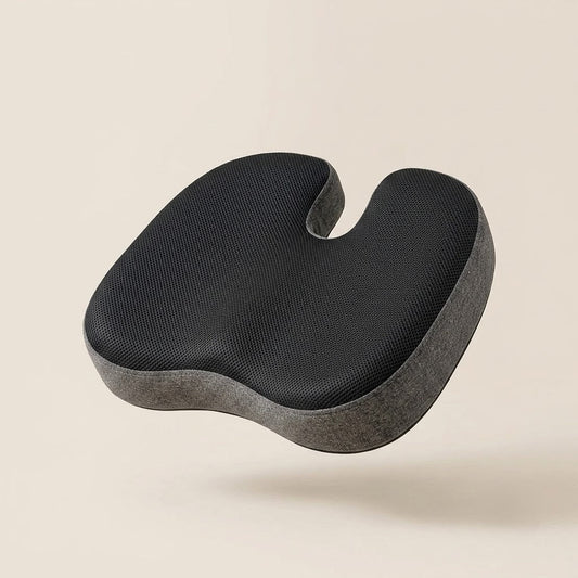 Cushora – Ergonomic Memory Foam Seat Cushion for Tailbone & Lower Back Support + 50% OFF