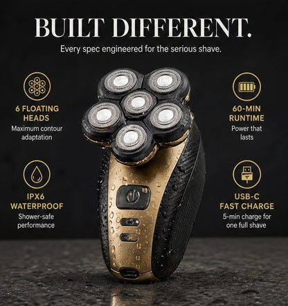 Bladecrest – 5-in-1 Cordless Grooming Kit with Washable 4D Shaver Head + 50% OFF