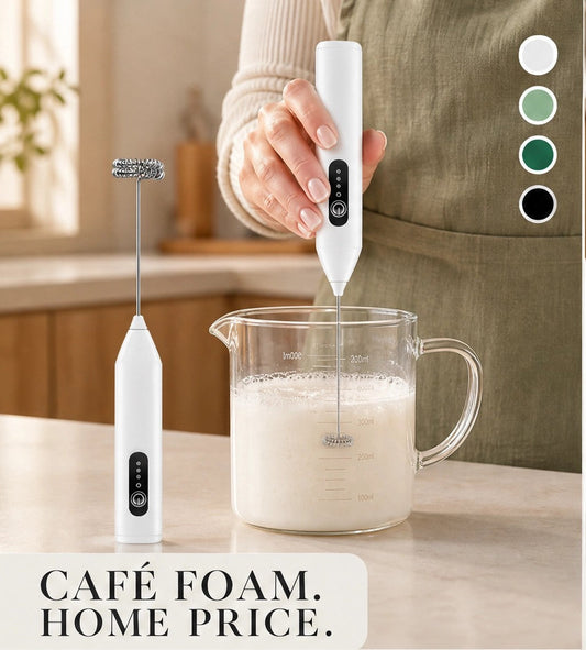 Frothen – 3-Speed USB Rechargeable Milk Frother & Drink Mixer + 50% OFF
