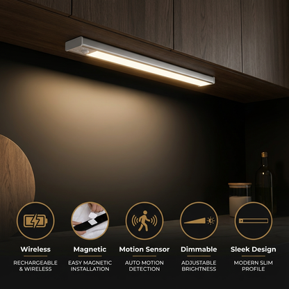 The AuraGlow Motion Beam — Intelligent Wireless Lighting + 50% OFF