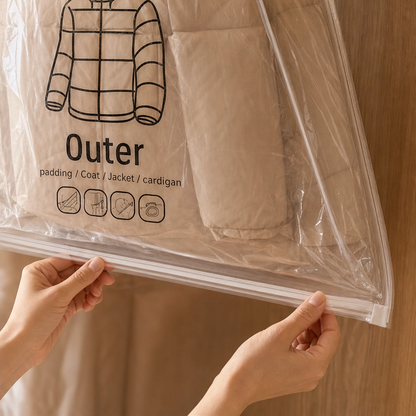 Hushvault™ – Hanging Vacuum Storage Bags for Coats, Jackets & Closet Organization + 50% OFF