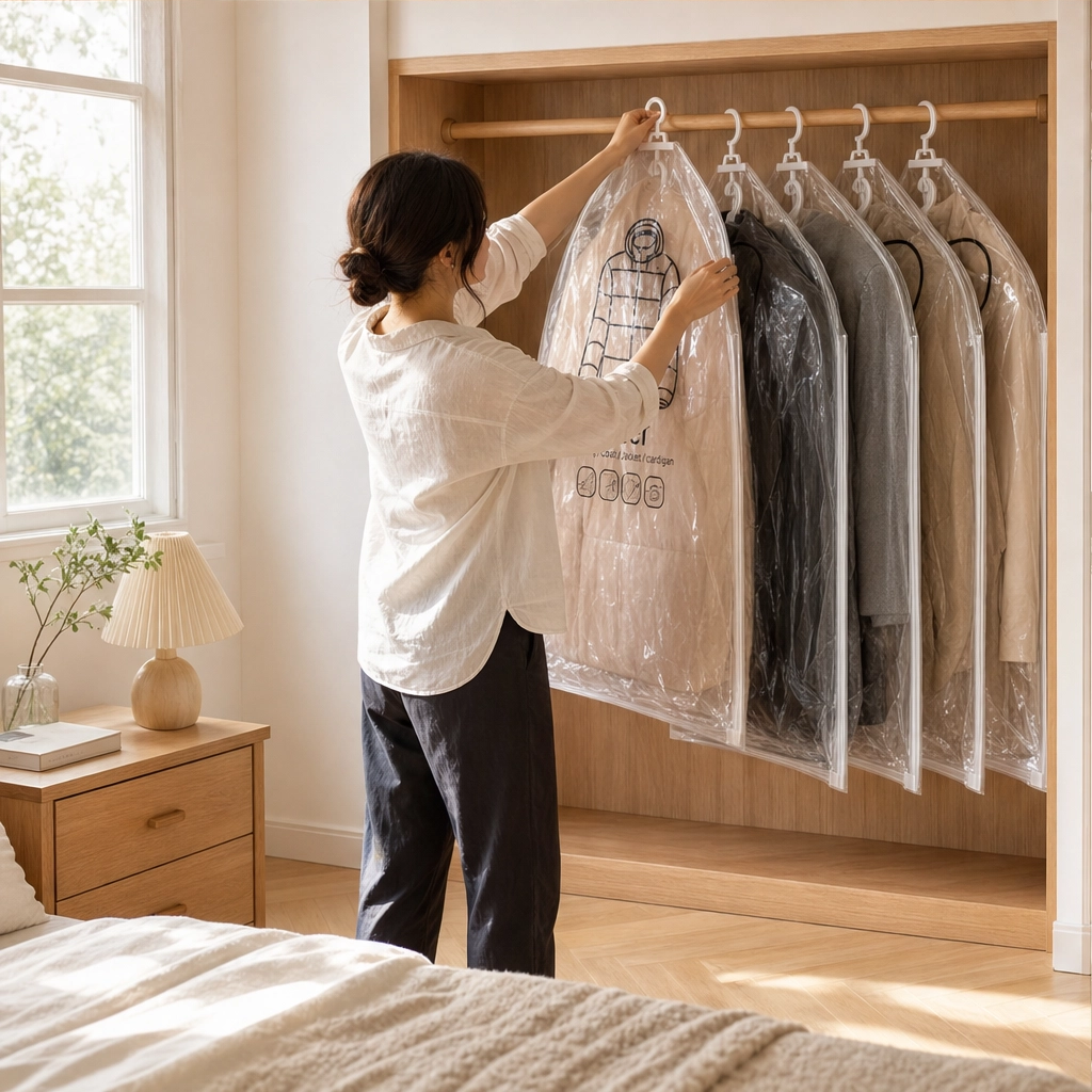 Hushvault™ – Hanging Vacuum Storage Bags for Coats, Jackets & Closet Organization + 50% OFF