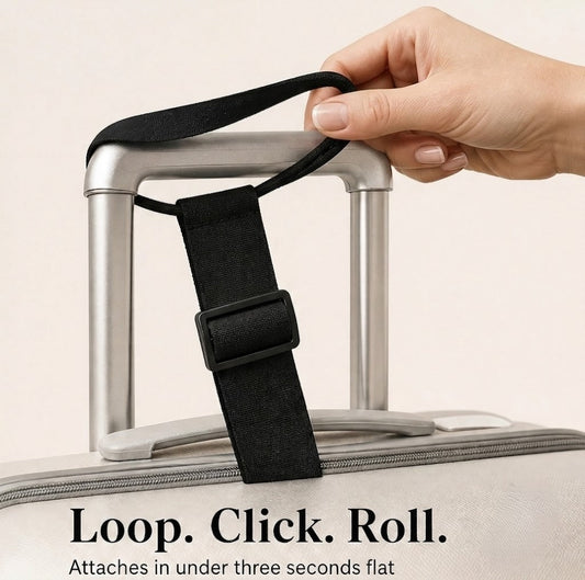 Glidely – Adjustable Elastic Add-A-Bag Luggage Strap + 50% OFF