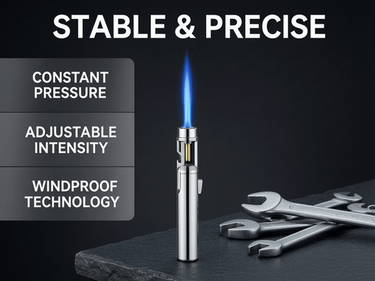 Flintwick™ – 1300°C Windproof Refillable Jet Torch Lighter + 50% OFF