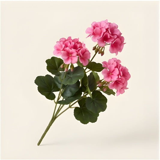 Arbora™ – UV Resistant Silk Artificial Geranium Flowers for Outdoor & Indoor Decor + 50% OFF