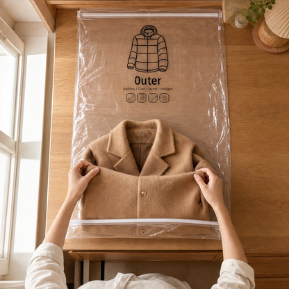 Hushvault™ – Hanging Vacuum Storage Bags for Coats, Jackets & Closet Organization + 50% OFF