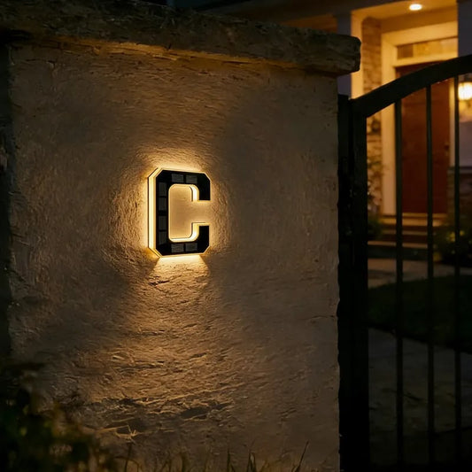 Duskmark – Solar LED House Numbers, 9-Inch Waterproof Address Light + 50% OFF