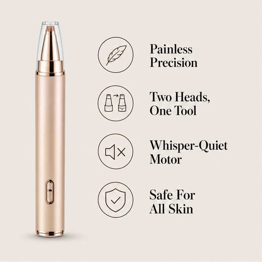 Lumisse – Rechargeable 2-in-1 Facial Hair Remover & Eyebrow Trimmer + Buy 1 Get 1 FREE
