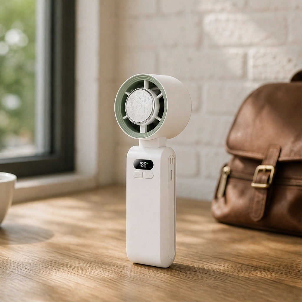 Frostly™ – Ice-Cooled 3-in-1 Handheld Portable Fan with 30-Hour Battery + 50% OFF