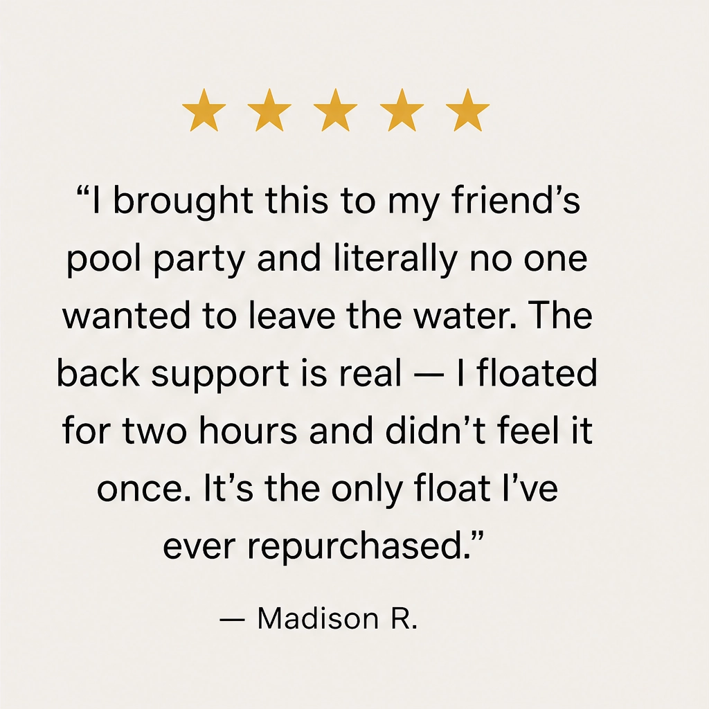 Marisol™ – Ergonomic Cooling-Mesh Inflatable Pool Lounger + 50% OFF