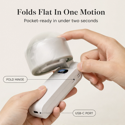 Frostly™ – Ice-Cooled 3-in-1 Handheld Portable Fan with 30-Hour Battery + 50% OFF