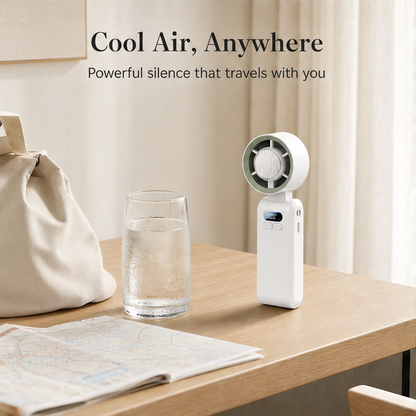 Frostly™ – Ice-Cooled 3-in-1 Handheld Portable Fan with 30-Hour Battery + 50% OFF