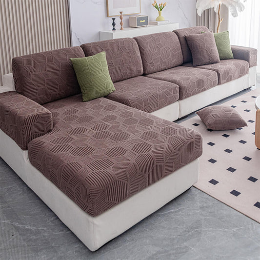 Havenweave – Water-Resistant Honeycomb Stretch Full-Cover Sofa Slipcover + 50% OFF