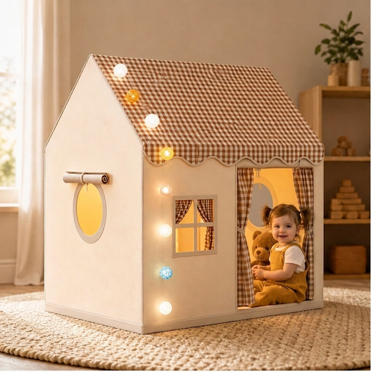 Wrennest – Easy Pop-Up Play Castle Tent with Breathable Fabric for Indoor & Outdoor Fun + 50% OFF
