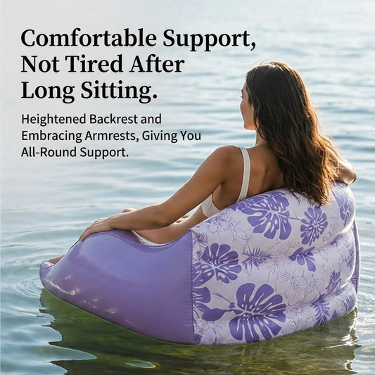 Marisol™ – Ergonomic Cooling-Mesh Inflatable Pool Lounger + 50% OFF