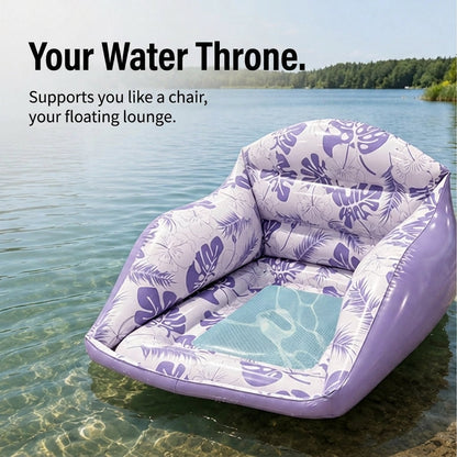 Marisol™ – Ergonomic Cooling-Mesh Inflatable Pool Lounger + 50% OFF