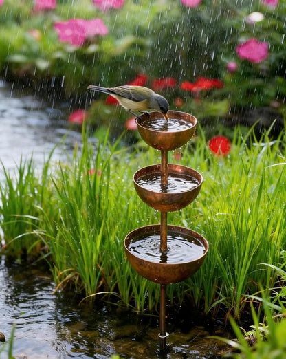 The AuraFlow Rain Catcher — Plant Support & Metal Garden Ornament + 50% OFF