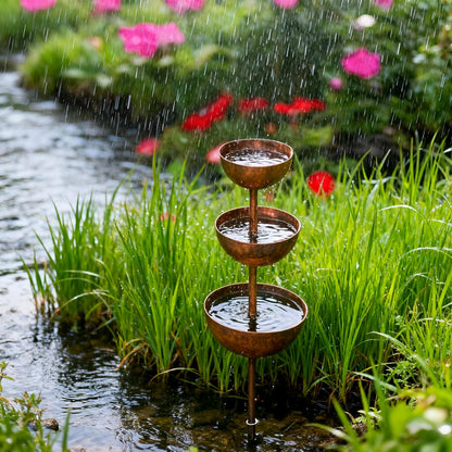 The AuraFlow Rain Catcher — Plant Support & Metal Garden Ornament + 50% OFF