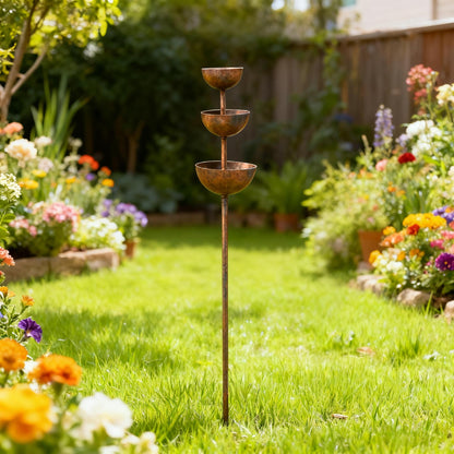 The AuraFlow Rain Catcher — Plant Support & Metal Garden Ornament + 50% OFF