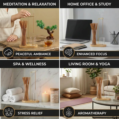 The AuraFlow Incense Catcher — Calm That Lasts, Without Ash Mess + 50% OFF