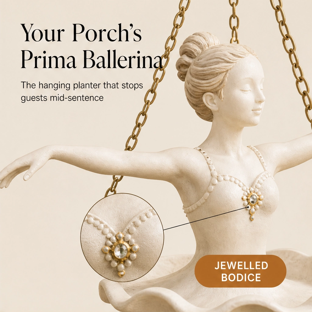 Plievine – Ballet Dancer Hanging Planter for Garden, Patio & Balcony + 50% OFF