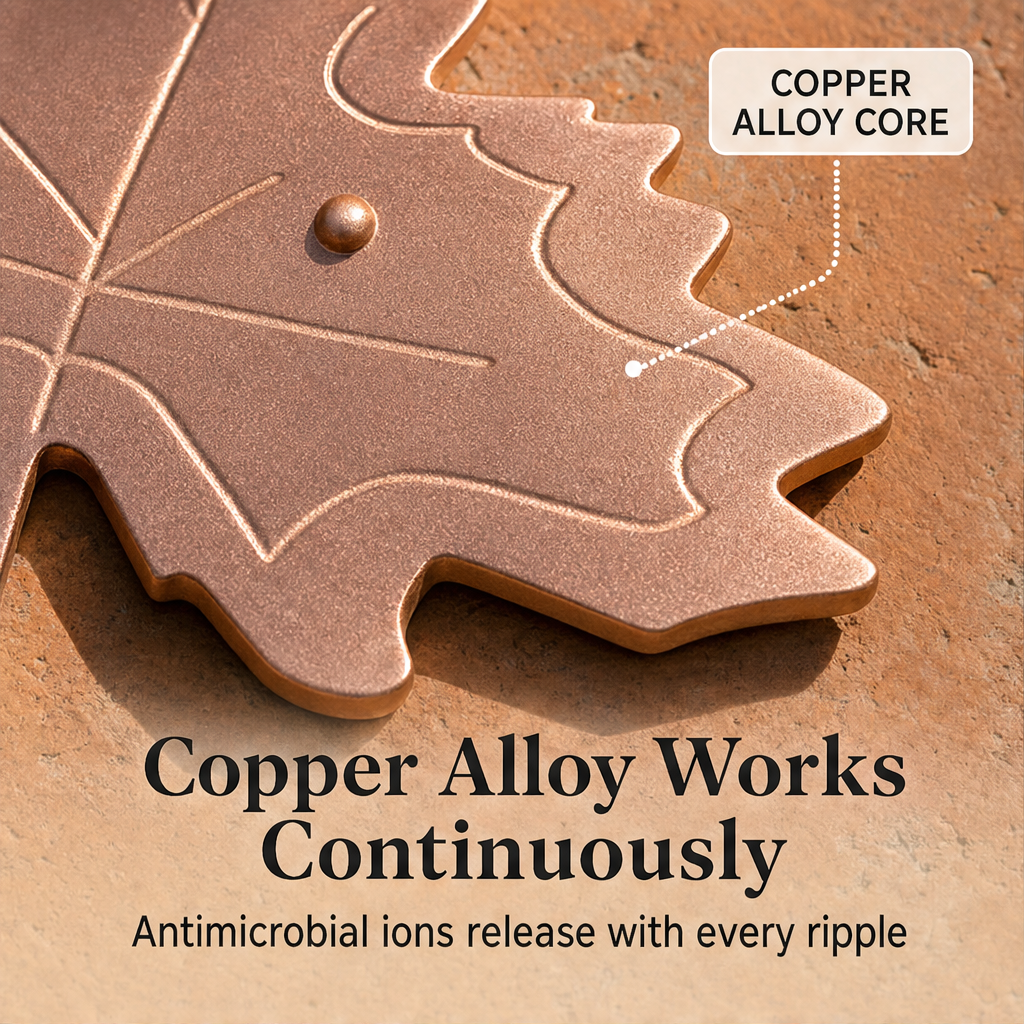 Fernwick – Pure Copper Leaf Bird Bath Cleaner Disc + 50% OFF