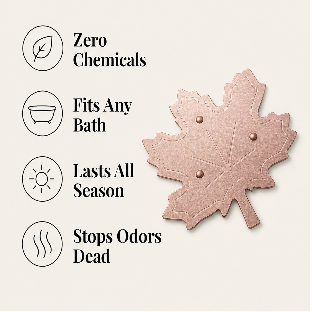 Fernwick – Pure Copper Leaf Bird Bath Cleaner Disc + 50% OFF