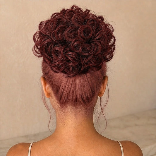 Plumelle – Drawstring Messy Bun Hair Piece + Buy 1 Get 1 FREE