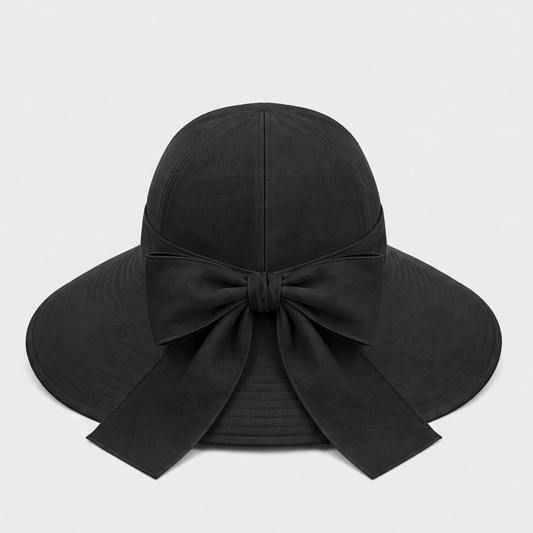Solene™ – Foldable Wide-Brim Sun Hat with Adjustable Back Bow + 50% OFF
