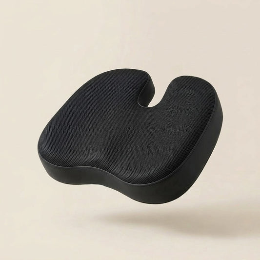 Cushora – Ergonomic Memory Foam Seat Cushion for Tailbone & Lower Back Support + 50% OFF
