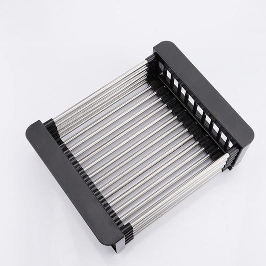 Rinsebrook – Extendable Stainless Steel Over-Sink Dish Drying Rack + 50% OFF