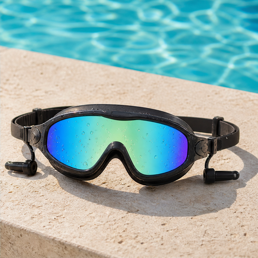 Otterly – Anti-Fog Kids Swim Goggles Set with Built-In Ear Plugs & UV Lenses + 50% OFF