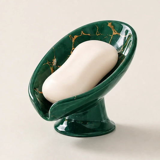 Brookleaf – Self-Draining Ceramic Leaf Soap Dish + 50% OFF