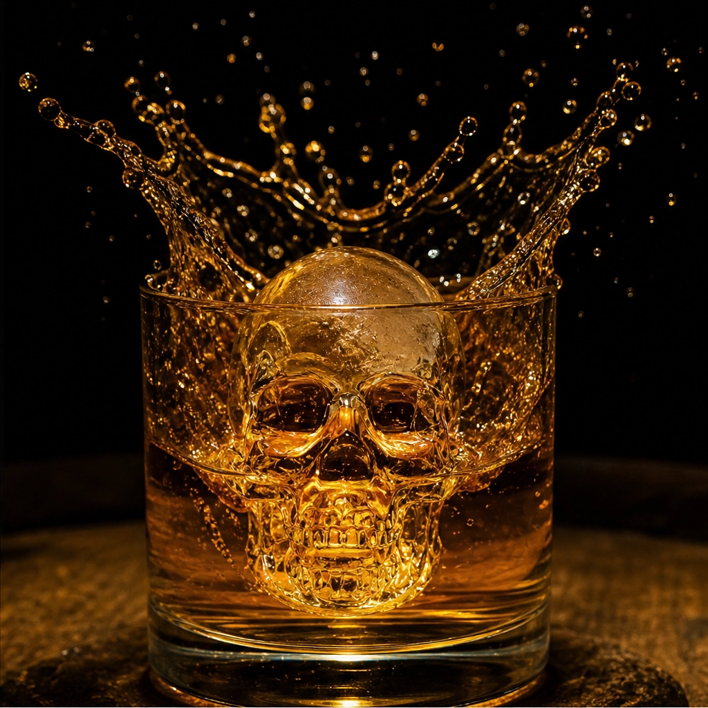 Frostbane – Slow-Melting 3D Skull Silicone Ice Mold for Whiskey & Cocktails + 50% OFF