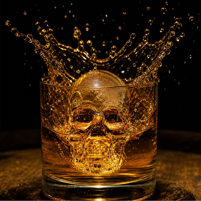 Frostbane – Slow-Melting 3D Skull Silicone Ice Mold for Whiskey & Cocktails + 50% OFF
