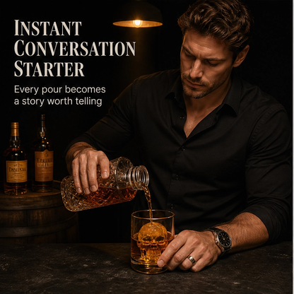 Frostbane – Slow-Melting 3D Skull Silicone Ice Mold for Whiskey & Cocktails + 50% OFF