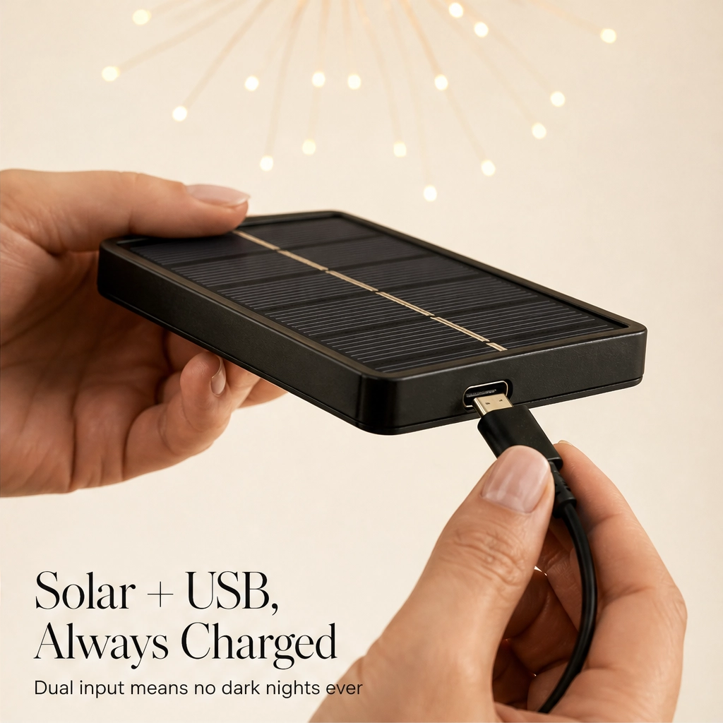 Sparkfern™ – Solar-Powered Firework String Lights for Yard & Patio + 50% OFF