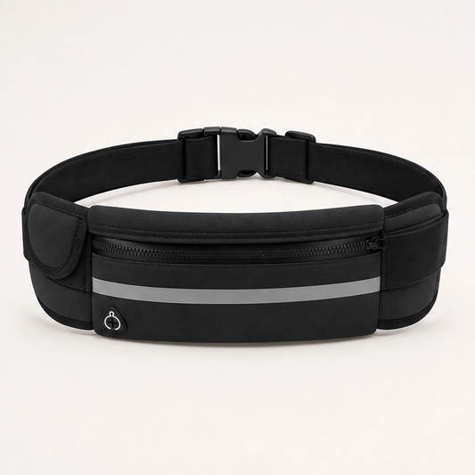 Strideon – Waterproof Running Belt with Phone & Bottle Pockets + Buy 1 Get 1 FREE