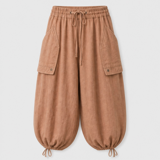 Driften™ – Breathable Cotton-Linen Lantern Pants with Deep Pockets + 50% OFF