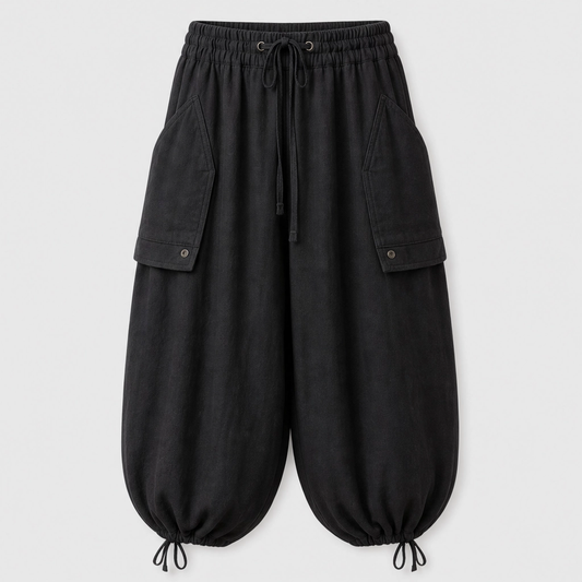 Driften™ – Breathable Cotton-Linen Lantern Pants with Deep Pockets + 50% OFF