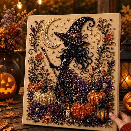 Emberloom – Cozy Halloween Pearl Art DIY Craft Kit + Buy 1 GET 1 FREE