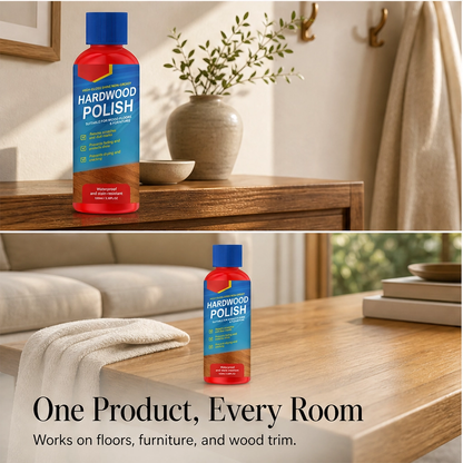 Grainwell™ – High-Gloss Hardwood Polish for Floors & Furniture | Fills Scratches, Restores Shine, Waterproof Seal+ 50% OFF