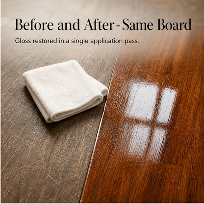 Grainwell™ – High-Gloss Hardwood Polish for Floors & Furniture | Fills Scratches, Restores Shine, Waterproof Seal+ 50% OFF