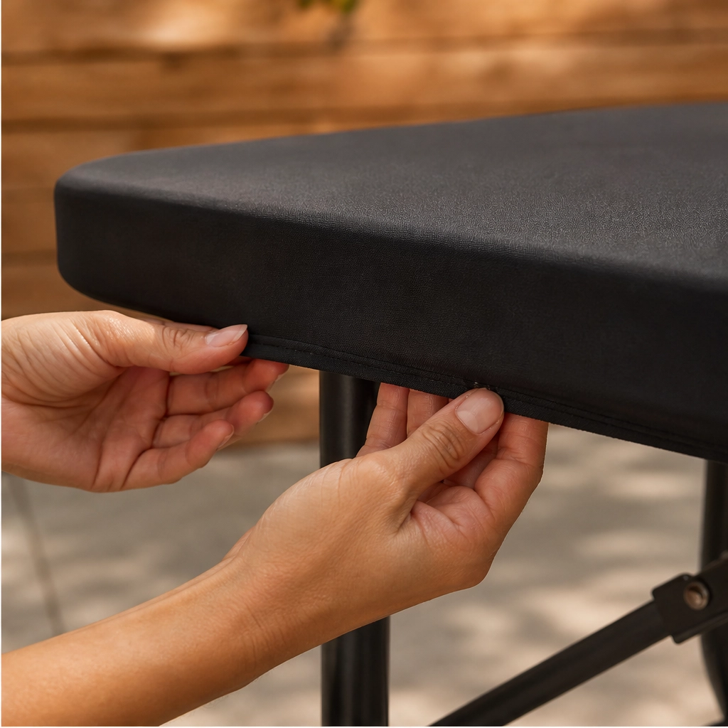 Tablecroft™ – Stretch-Fit Waterproof Elastic-Edge Table Cover + 50% OFF