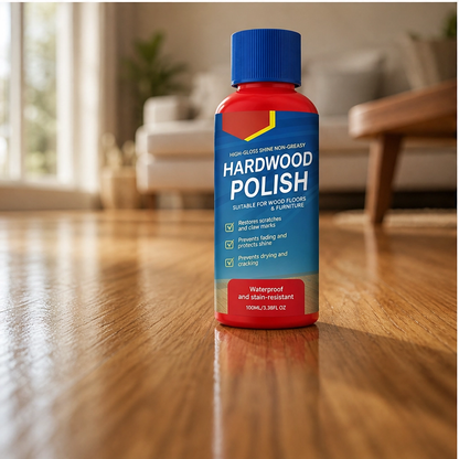 Grainwell™ – High-Gloss Hardwood Polish for Floors & Furniture | Fills Scratches, Restores Shine, Waterproof Seal+ 50% OFF
