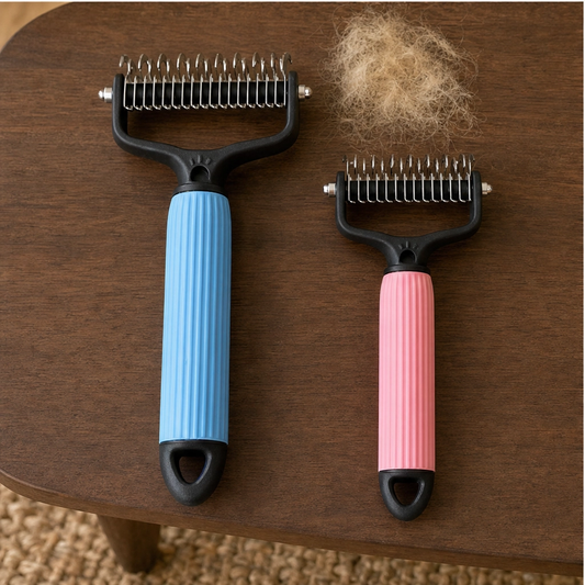 Furwell™ – Dual-Sided Dematting & Deshedding Comb for Dogs & Cats + 50% OFF