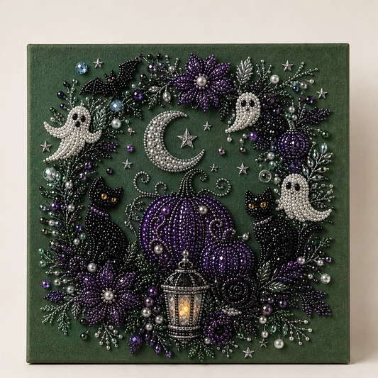 Pearlwick – Halloween Pearl Art DIY Kit, No-Skill Cozy Fall Decor + 50% OFF