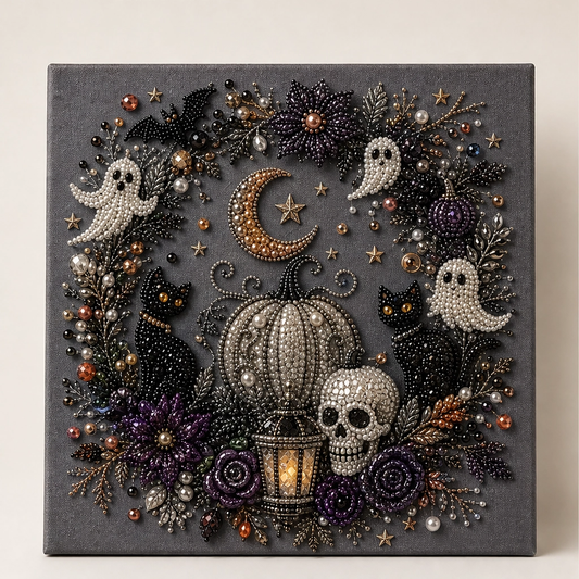 Pearlwick – Halloween Pearl Art DIY Kit, No-Skill Cozy Fall Decor + 50% OFF